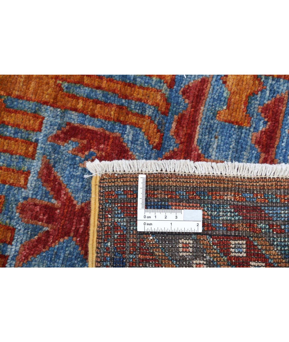 Hand Knotted Nomadic Caucasian Humna Wool Rug - 2'8'' x 5'9'' 2'8'' x 5'9'' (80 X 173) / Gold / Multi