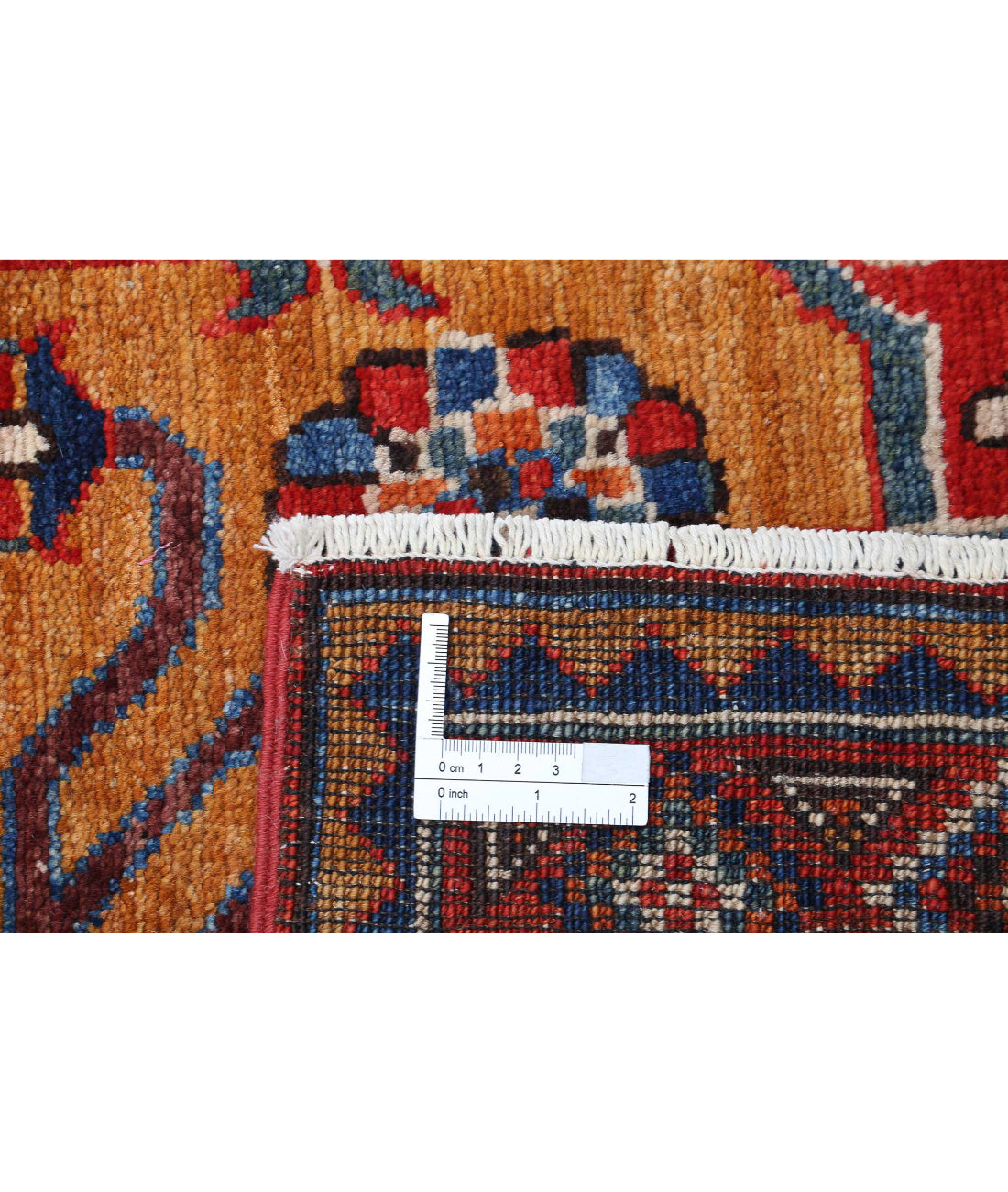 Hand Knotted Nomadic Caucasian Humna Wool Rug - 2'8'' x 5'10''