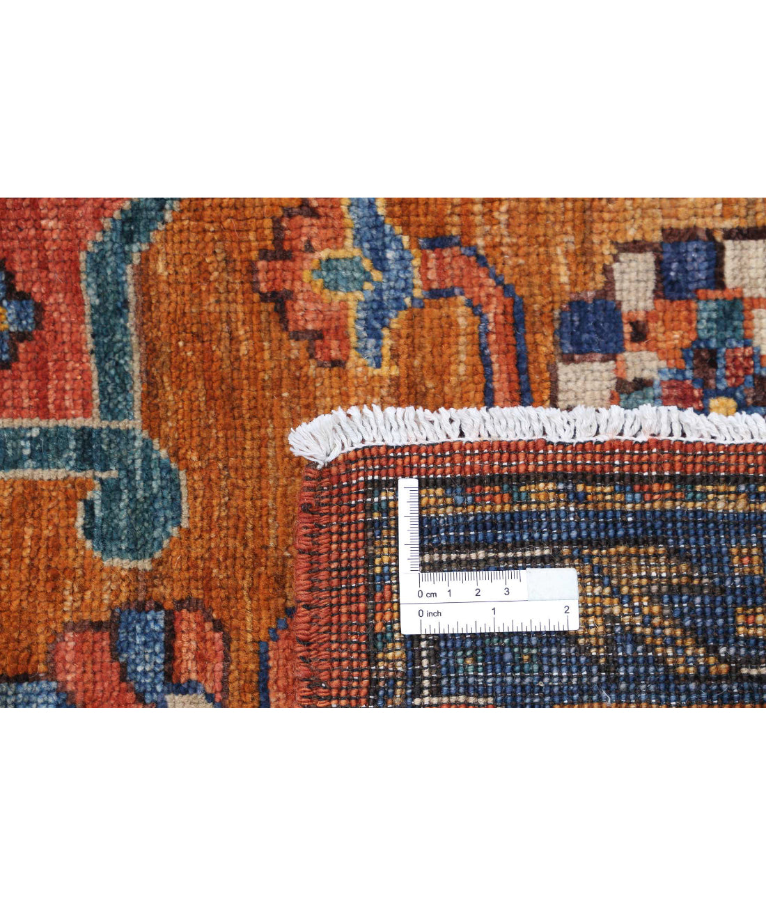 Hand Knotted Nomadic Caucasian Humna Wool Rug - 5'10'' x 8'3''