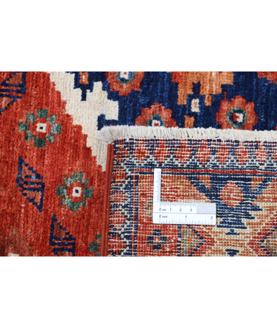Hand Knotted Nomadic Caucasian Humna Wool Rug - 10'0'' x 13'8''