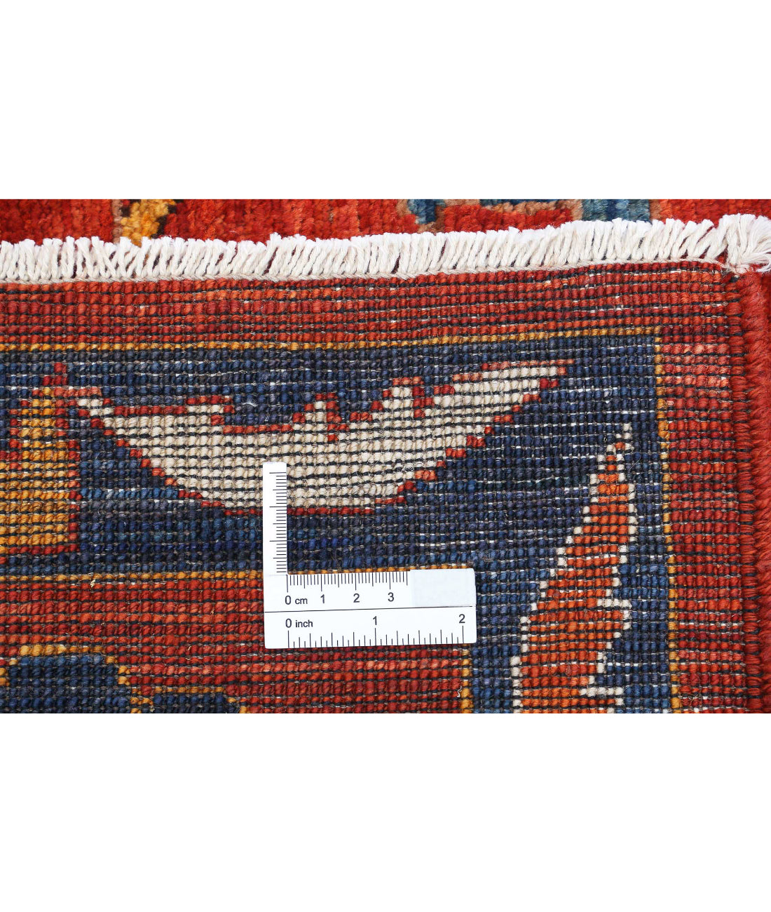 Hand Knotted Nomadic Caucasian Humna Wool Rug - 8'4'' x 10'1''