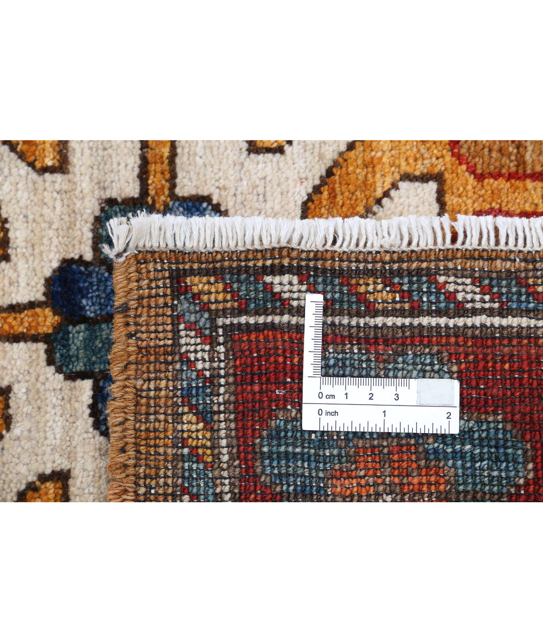 Hand Knotted Nomadic Caucasian Humna Wool Rug - 6'10'' x 9'5''