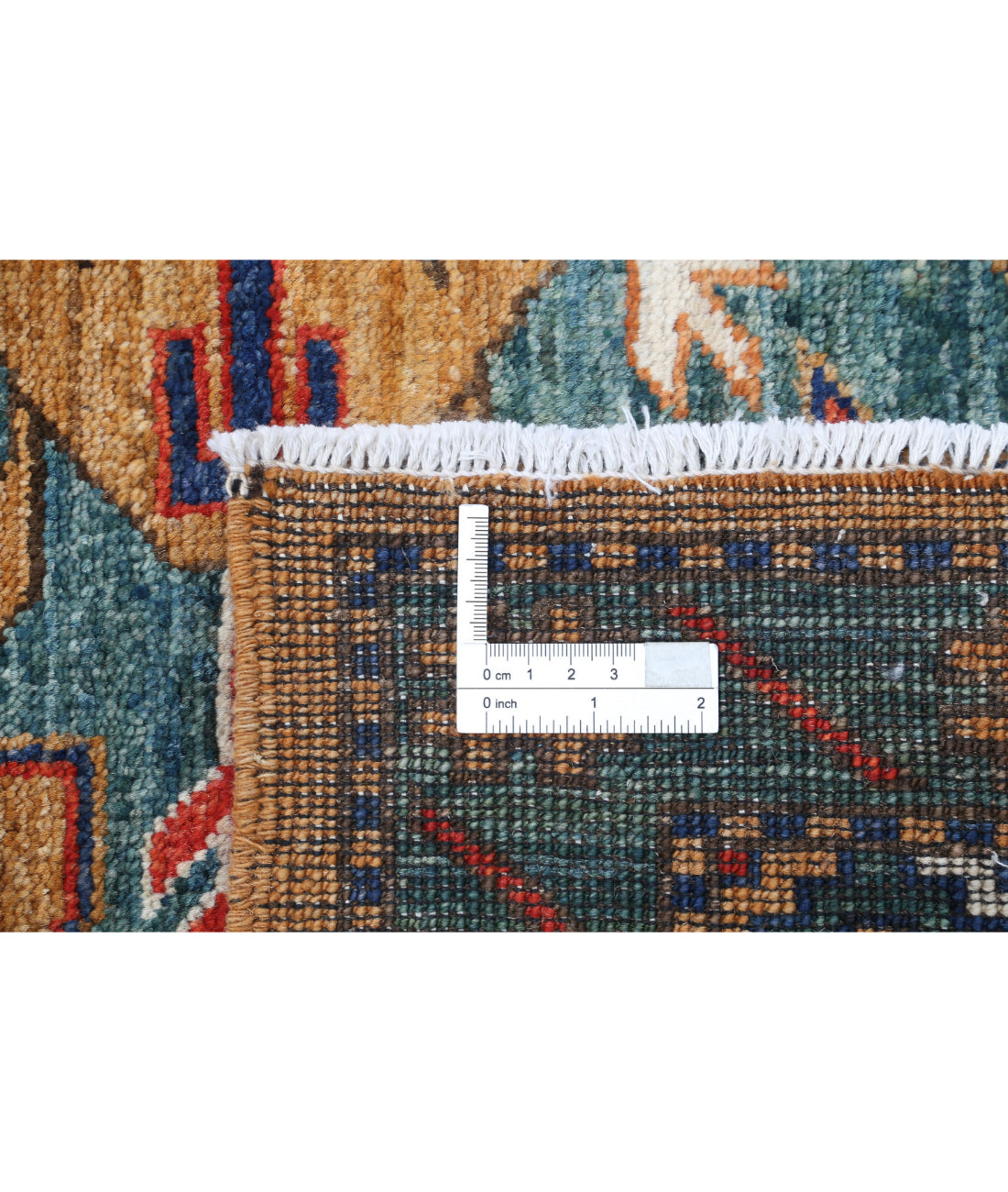 Hand Knotted Nomadic Caucasian Humna Wool Rug - 5'11'' x 9'0''