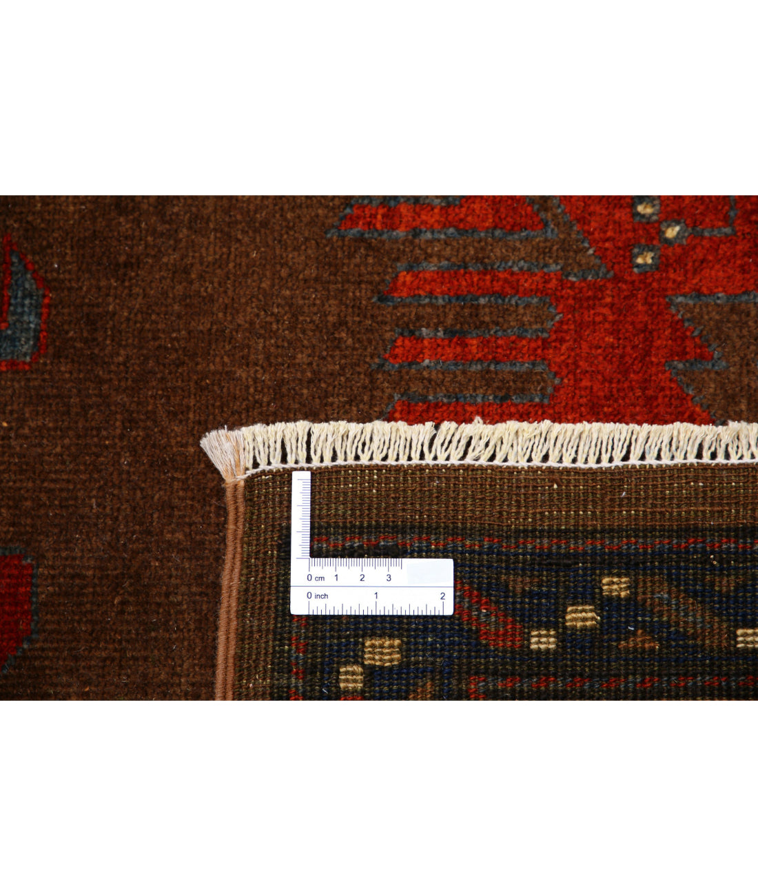 Hand Knotted Nomadic Caucasian Humna Wool Rug - 7'3'' x 10'3''
