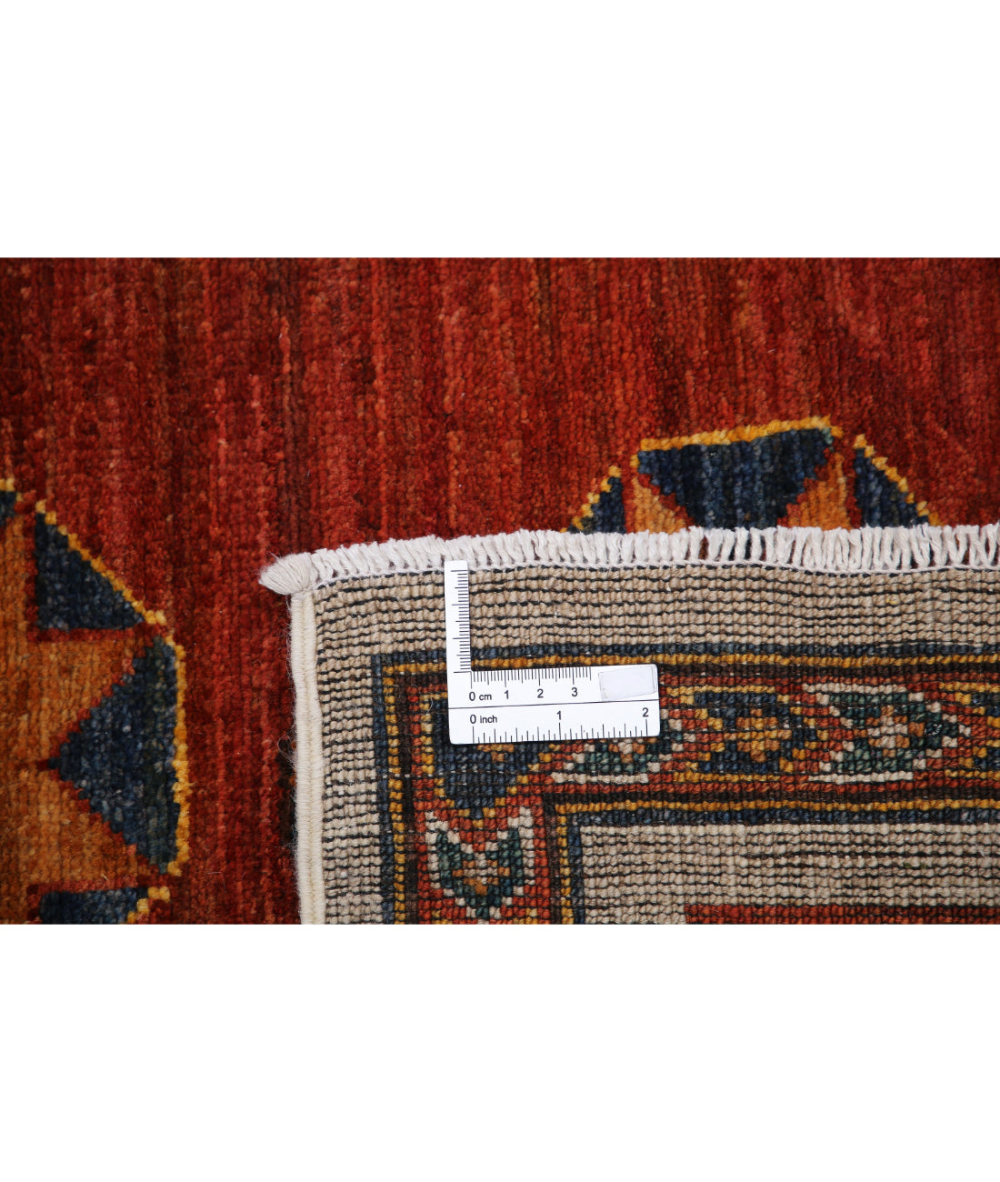 Hand Knotted Nomadic Caucasian Humna Wool Rug - 8'3'' x 9'9''
