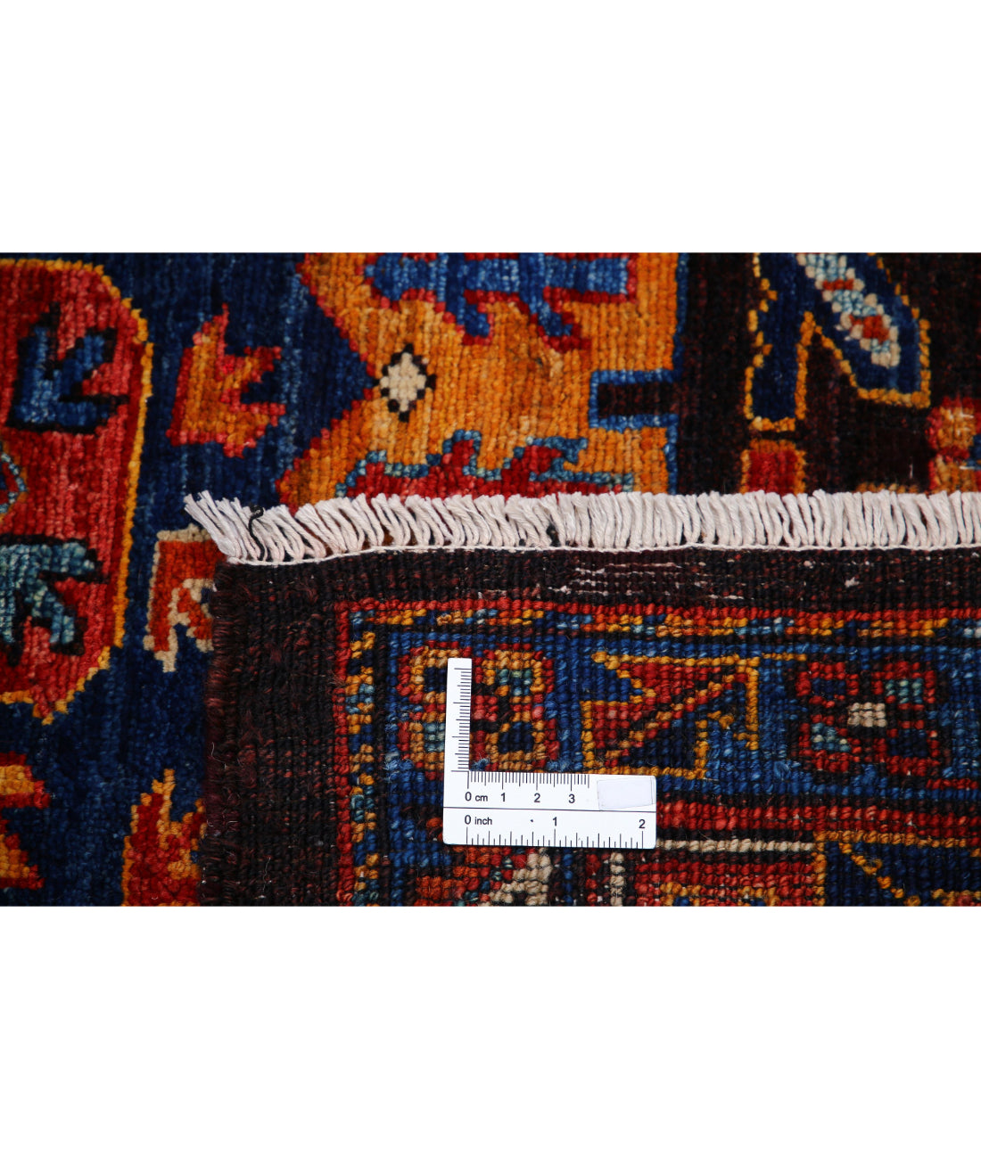 Hand Knotted Nomadic Caucasian Humna Wool Rug - 8'4'' x 10'2''