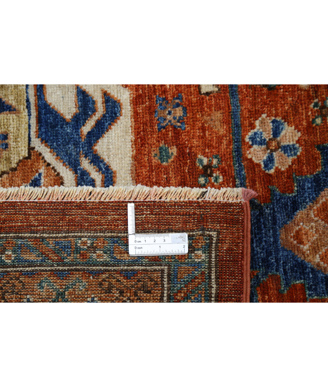 Hand Knotted Nomadic Caucasian Humna Wool Rug - 14'6'' x 19'2'' 14'6'' x 19'2'' (435 X 575) / Multi / Ivory