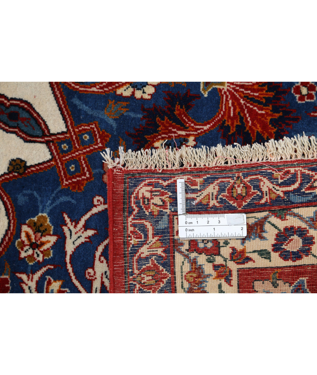 Hand Knotted Masterpiece Oriental Isfahan Wool Rug - 10'3'' x 14'7''