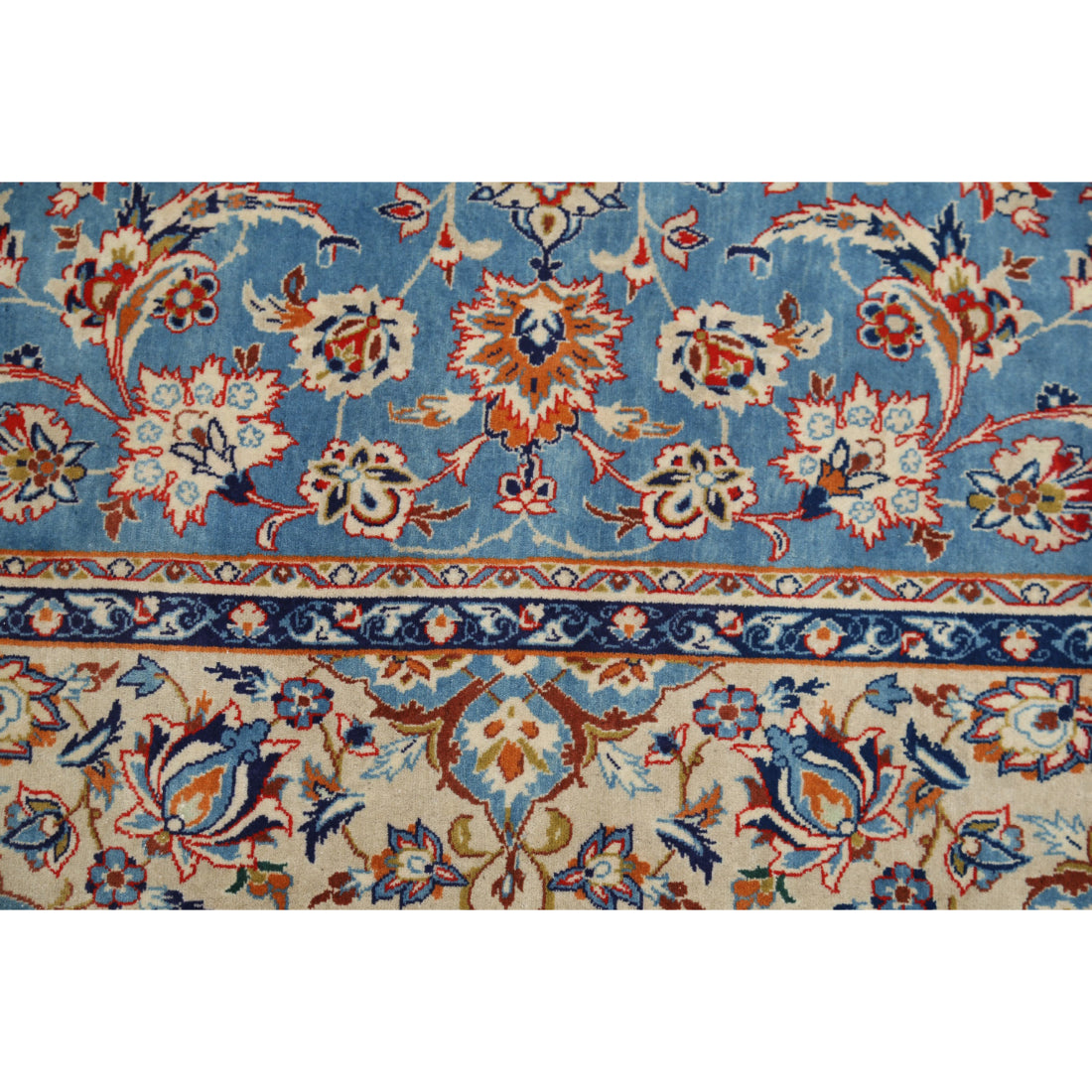 Alfombra persa de lana y seda de Isfahan, obra maestra anudada a mano, 3'6'' x 5'4''