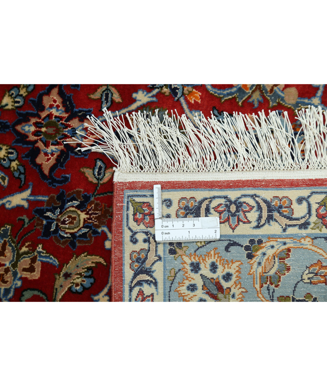 Hand Knotted Masterpiece Oriental Isfahan Wool & Silk Rug - 3'6'' x 5'5''