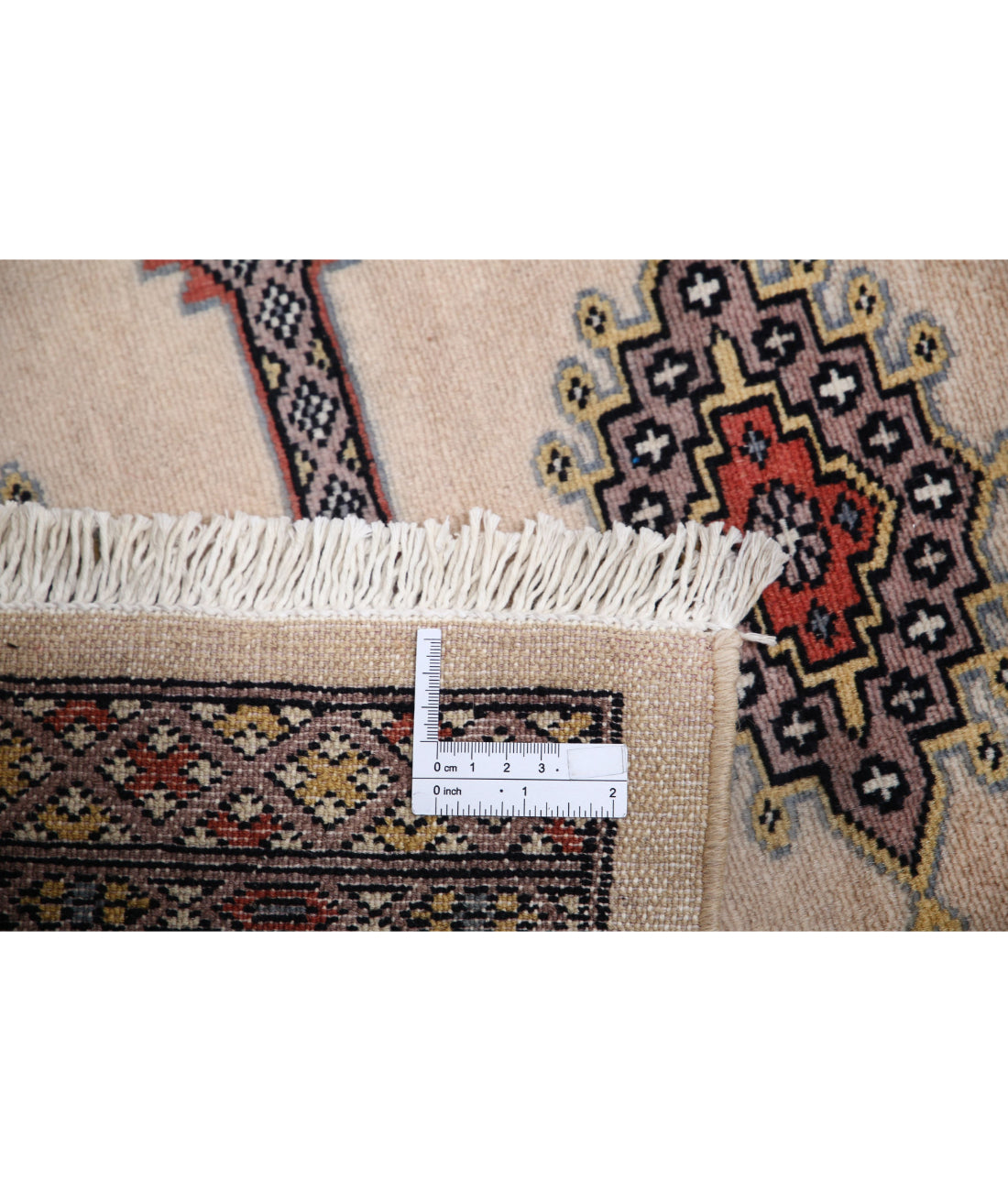 Hand Knotted Tribal Jaldar Wool Rug - 2'7'' x 9'10''