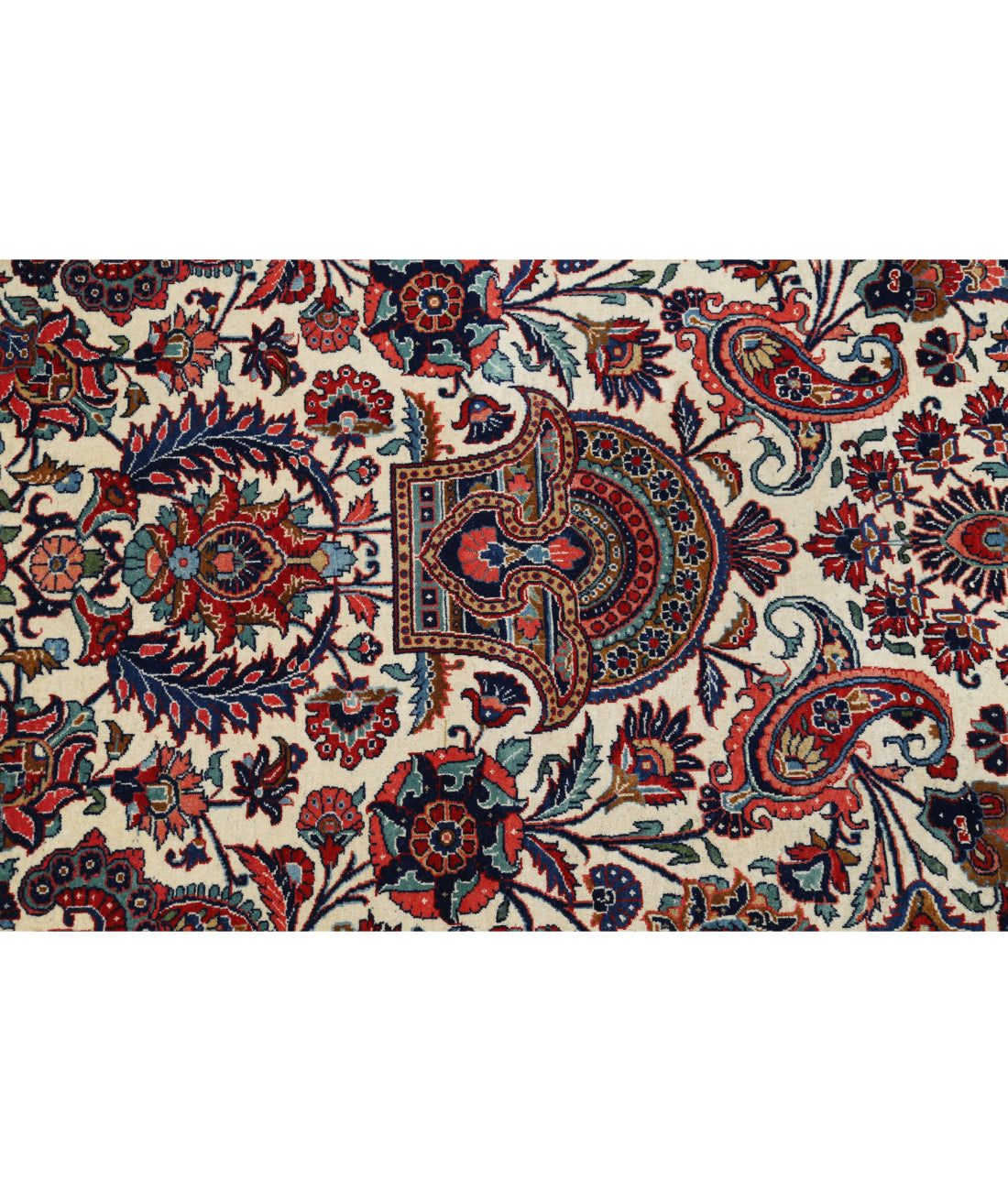 Hand Knotted Antique Masterpiece Oriental Kashan Fine Wool Rug - 13'9'' x 21'6''