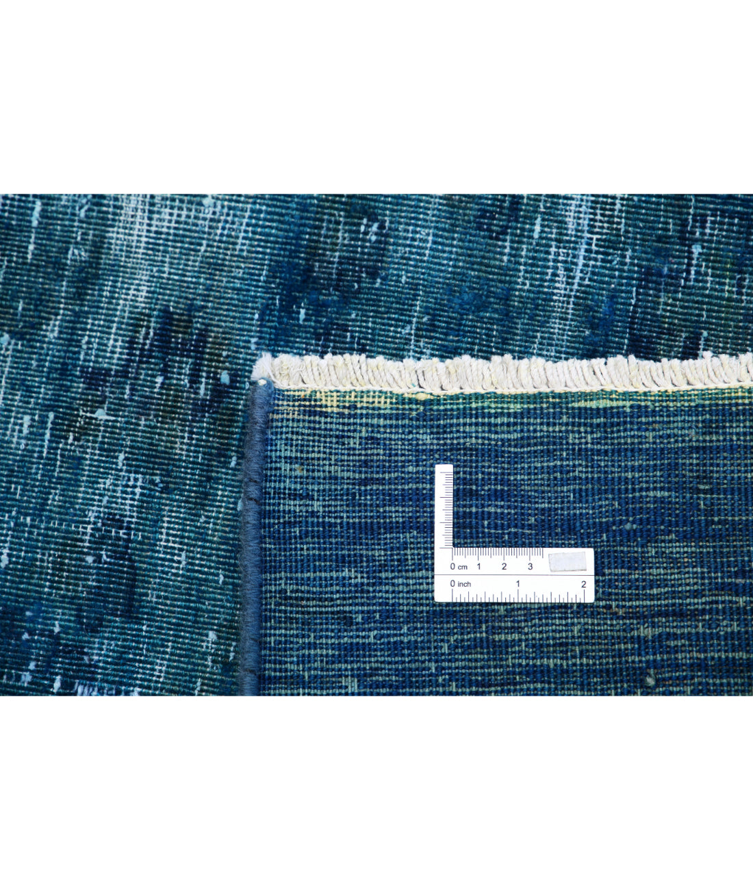 Hand Knotted Vintage Wool Rug - 9'7'' x 12'2''