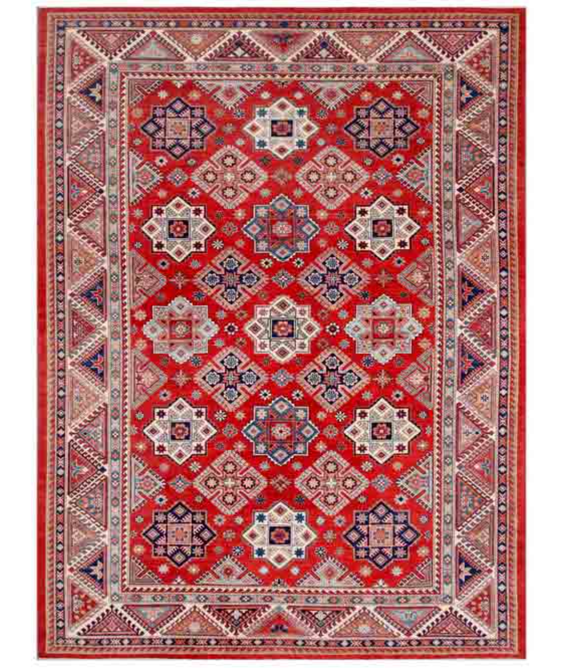 Hand Knotted Kazak Wool Rug  - 10&#39; 5&quot; X 14&#39; 2&quot;