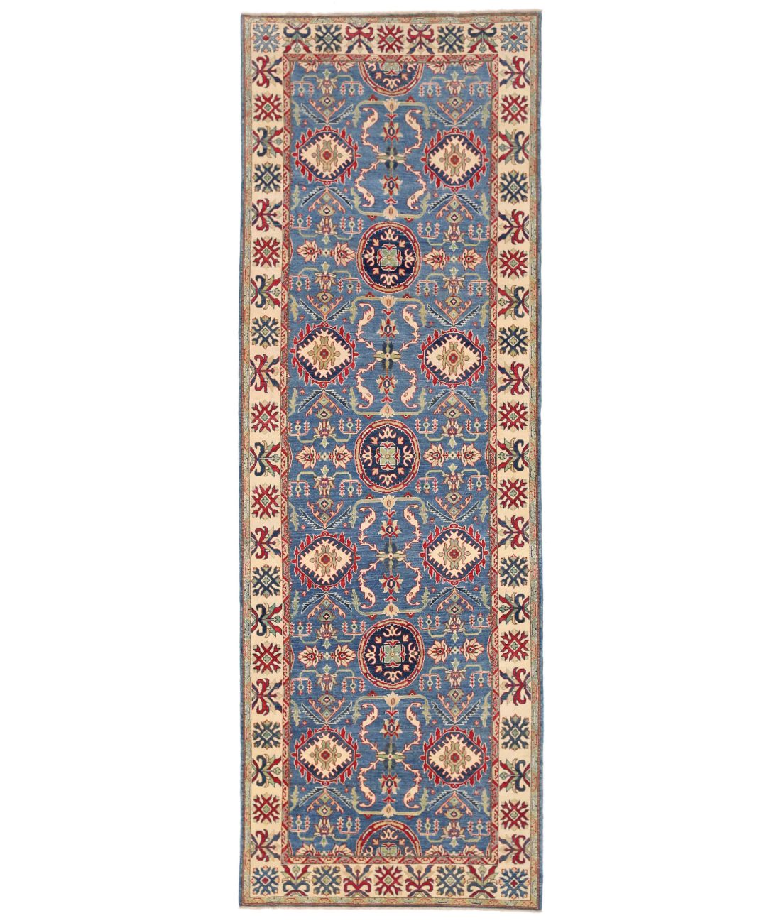 Hand Knotted Kazak Wool Rug  - 4&#39; 10&quot; X 14&#39; 10&quot;