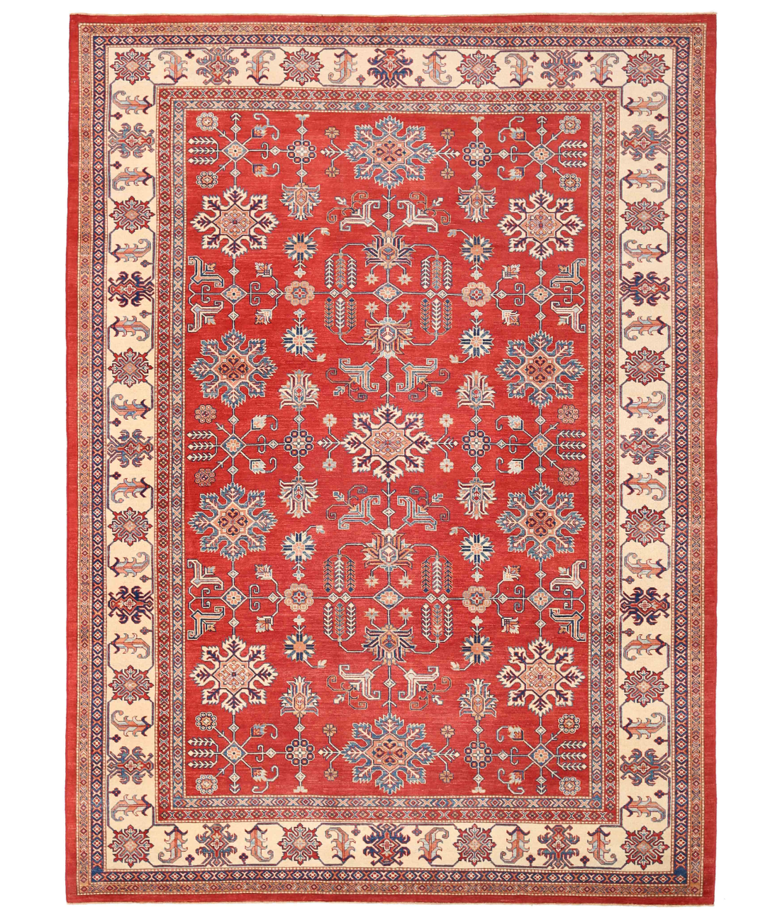 Hand Knotted Kazak Wool Rug  - 10&#39; 5&quot; X 14&#39; 5&quot;