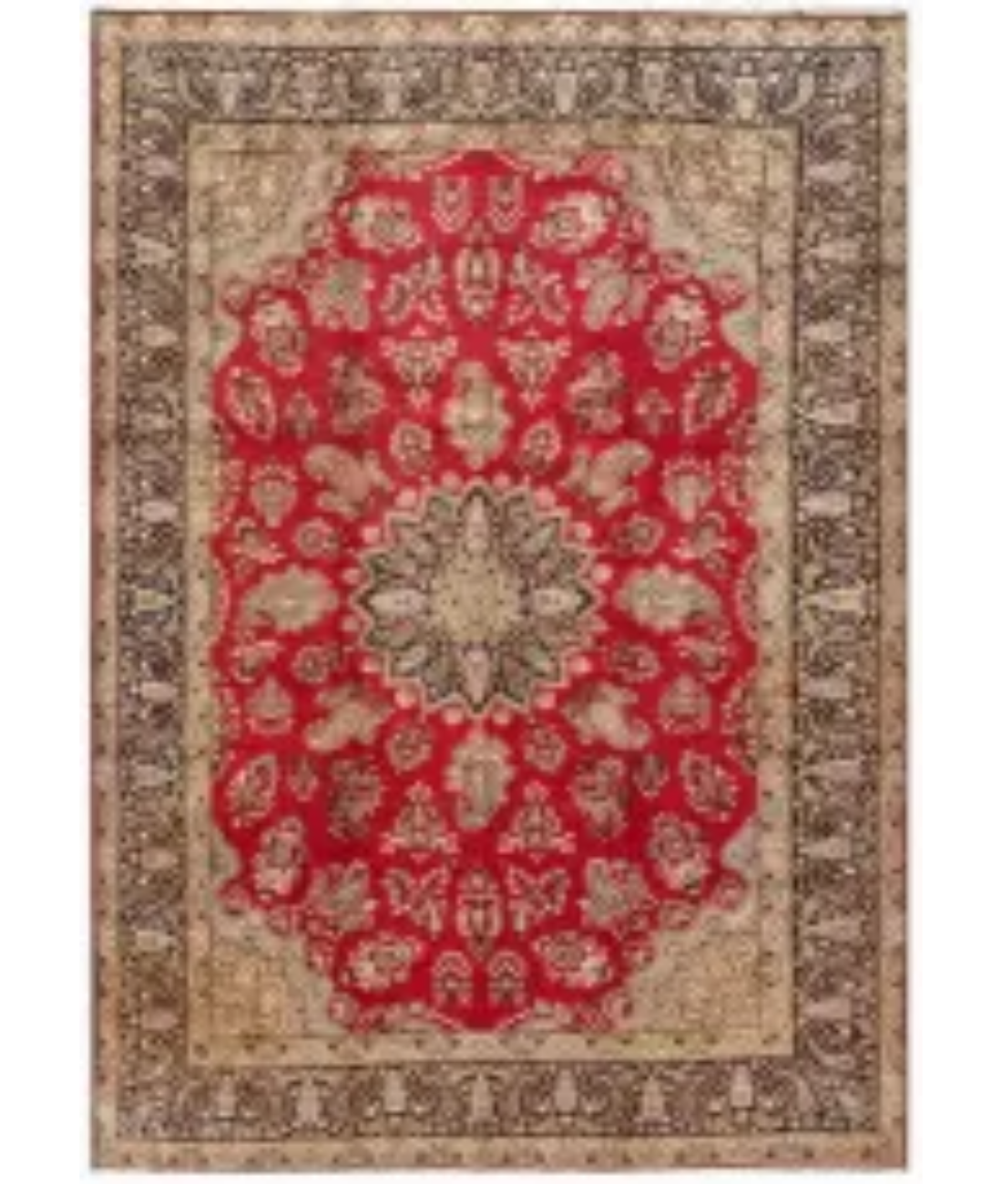 Hand Knotted Kerman Wool Rug  - 9&#39; 8&quot; X 13&#39; 4&quot;