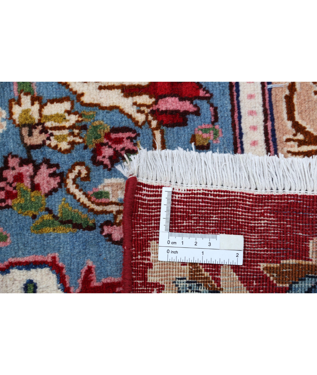 Hand Knotted Oriental Kerman Wool Rug - 9'6'' x 13'2''