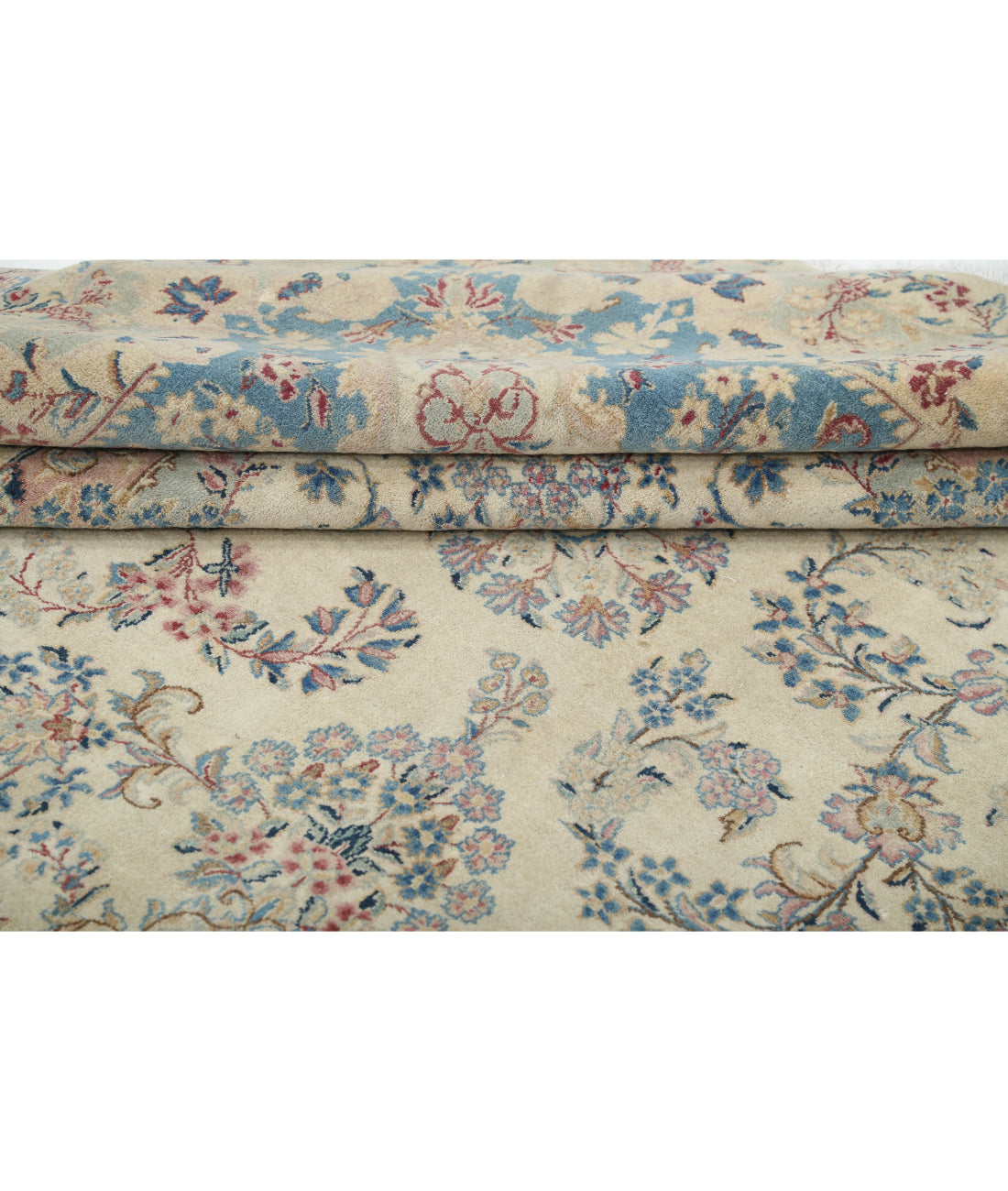 Hand Knotted Vintage Wool Rug - 10'8'' x 16'9''