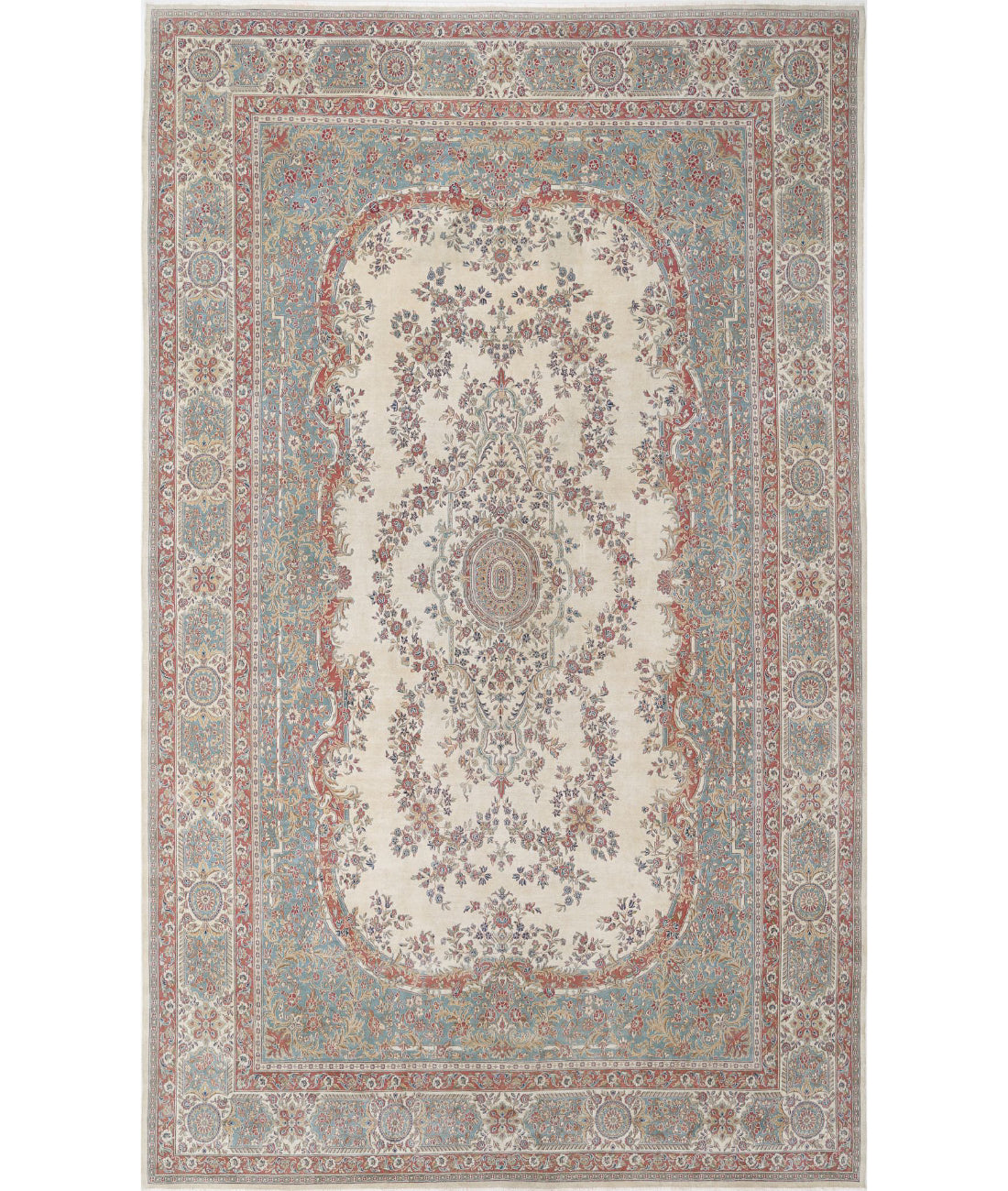 Hand Knotted Vintage Wool Rug - 11'8'' x 19'3''