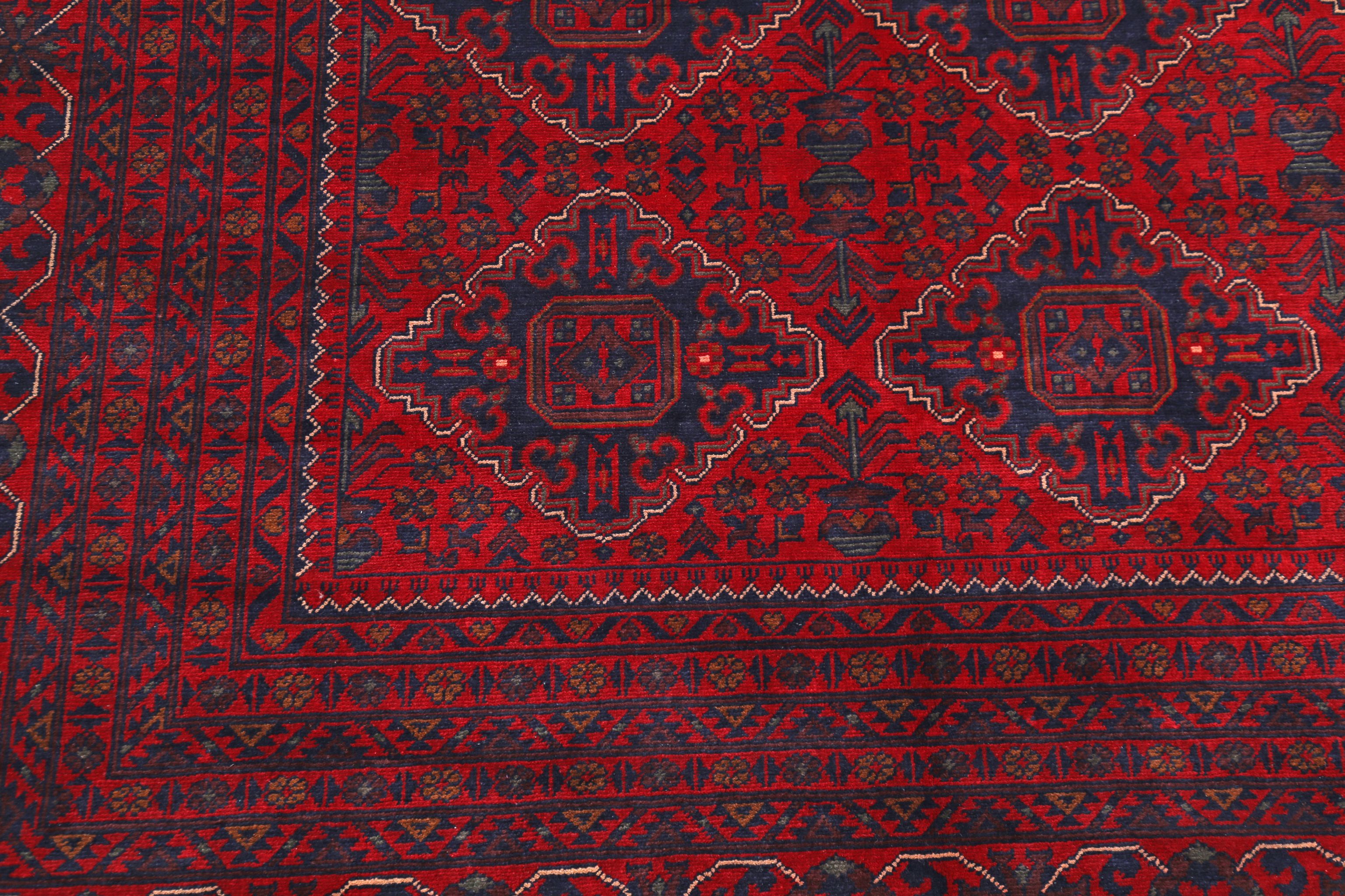 Hand Knotted Afghan Khamyab Wool Rug - 12'11'' x 19'0''