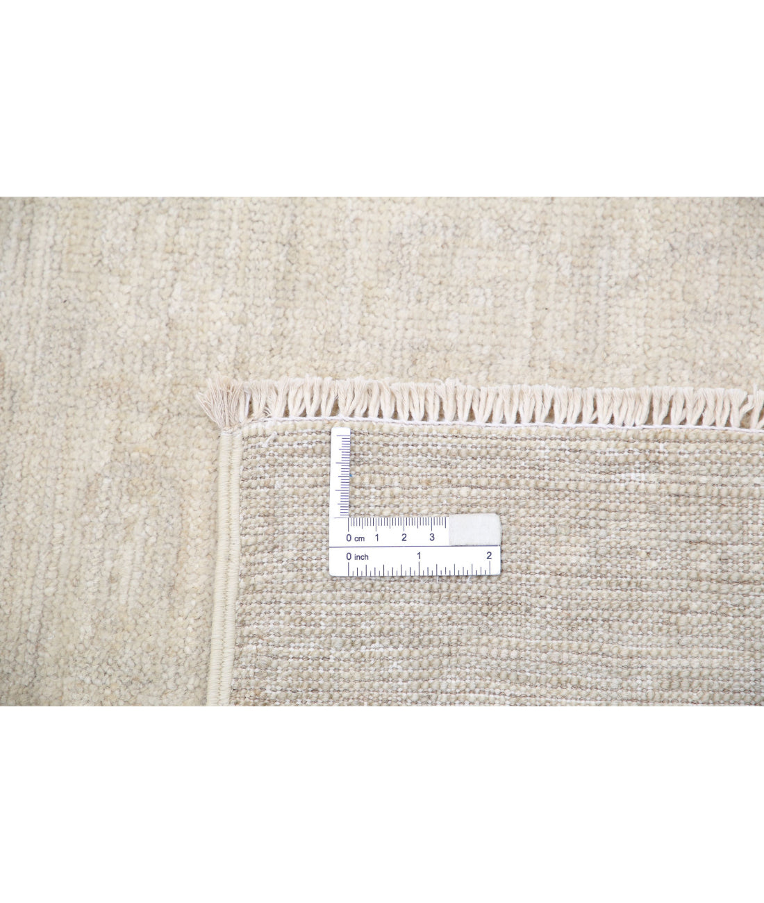 Hand Knotted Khotan Wool Rug - 5'11'' x 8'8'' 5'11'' x 8'8'' (178 X 260) / Ivory / Ivory