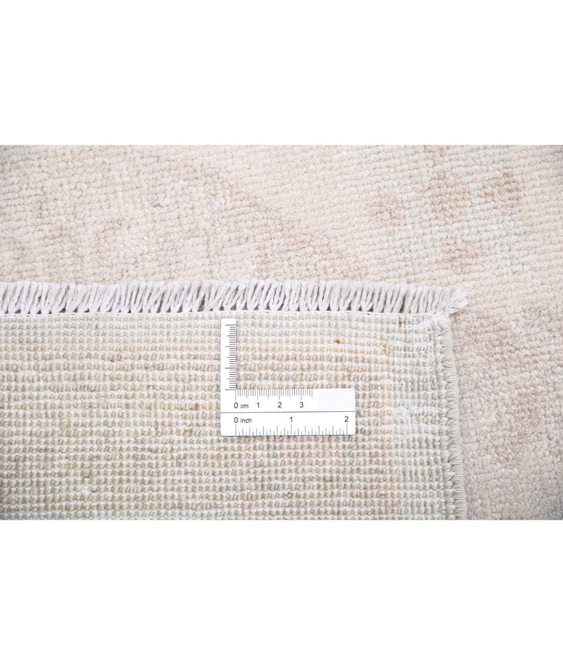 Hand Knotted Khotan Wool Rug - 9'10'' x 13'7'' 9'10'' x 13'7'' (295 X 408) / Ivory / Taupe