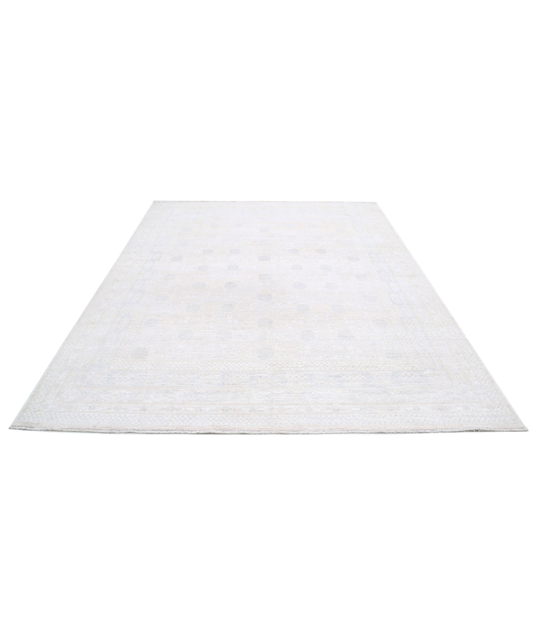 Alfombra de lana Khotan anudada a mano - 7'11'' x 9'10''