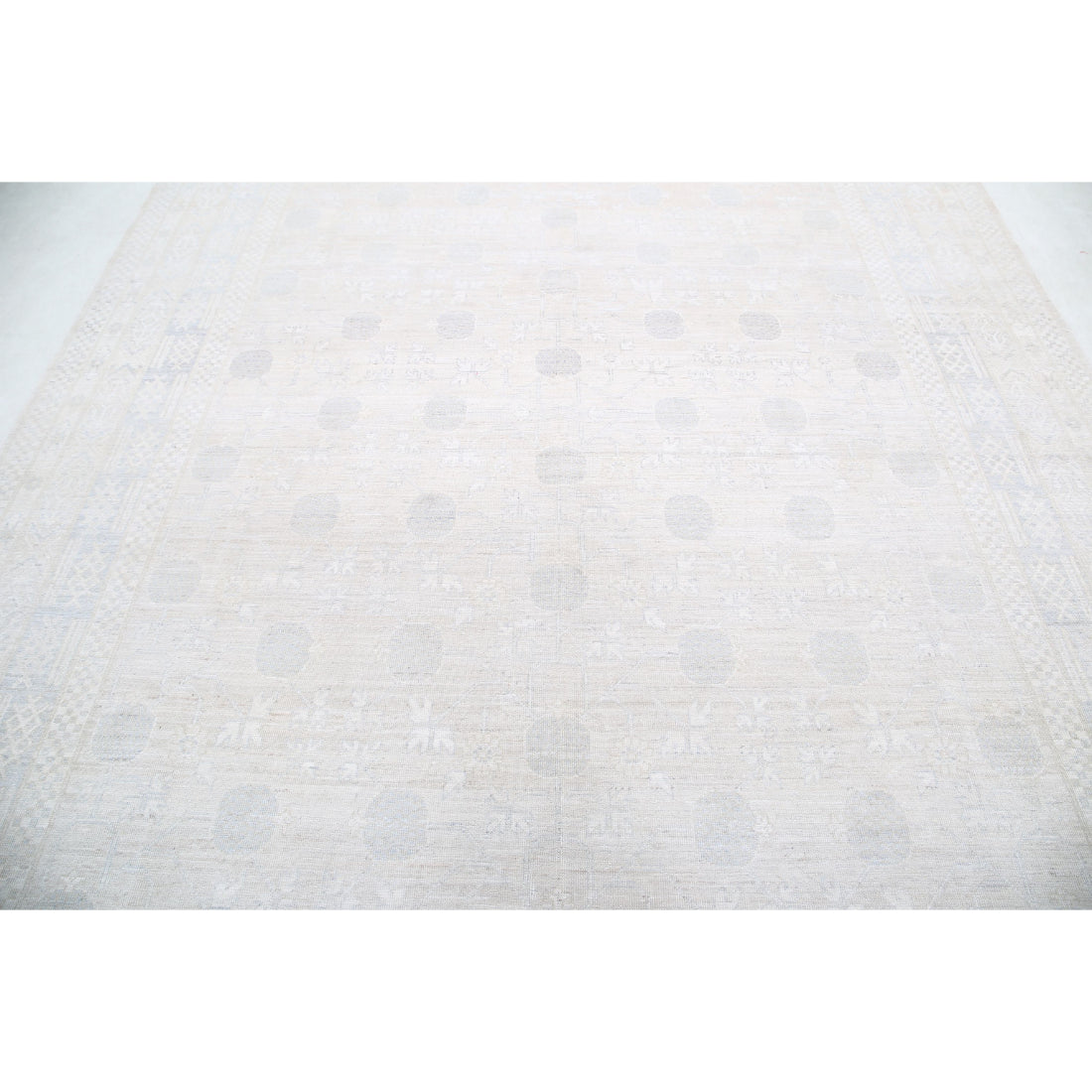 Alfombra de lana Khotan anudada a mano - 7'11'' x 9'10''