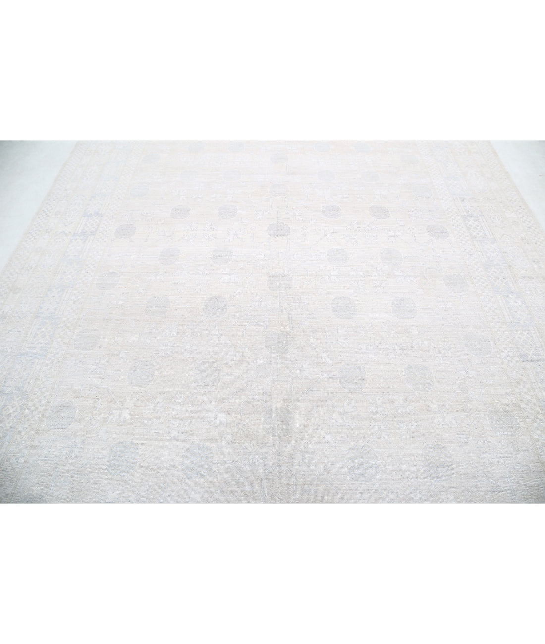 Alfombra de lana Khotan anudada a mano - 7'11'' x 9'10''