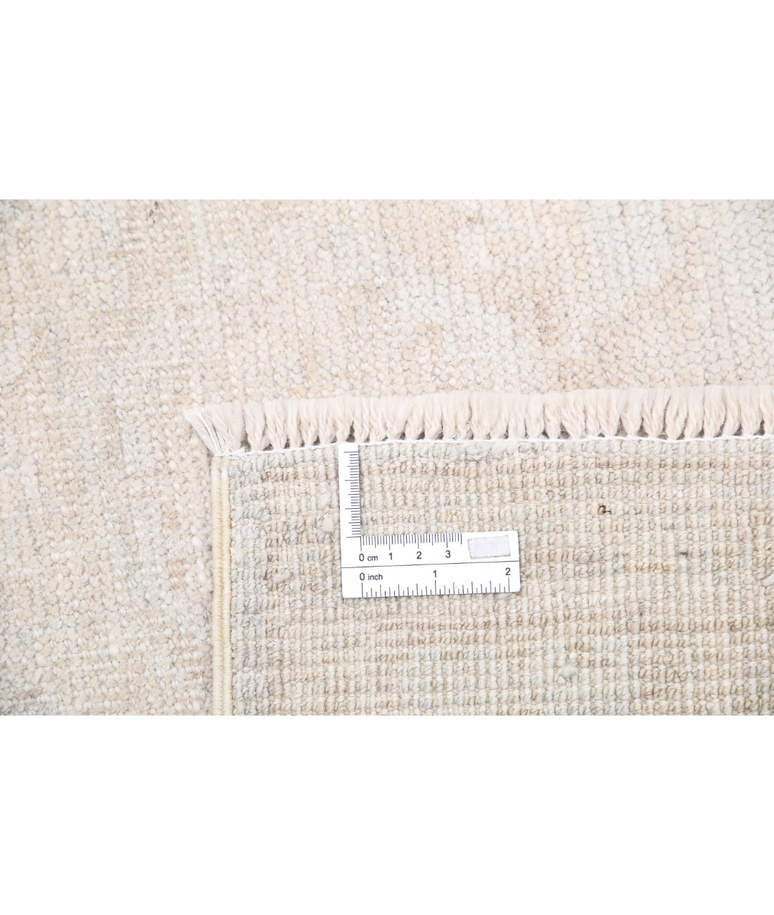 Hand Knotted Khotan Wool Rug - 8'4'' x 11'4'' 8'4'' x 11'4'' (250 X 340) / Taupe / Ivory