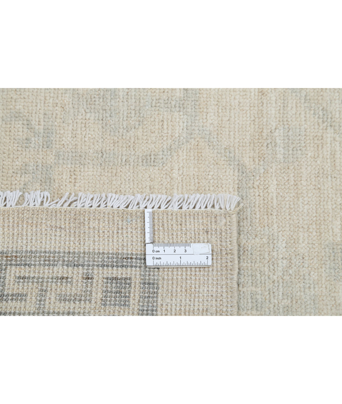 Hand Knotted Khotan Wool Rug - 10'3'' x 13'9'' 10'3'' x 13'9'' (308 X 413) / Ivory / Ivory