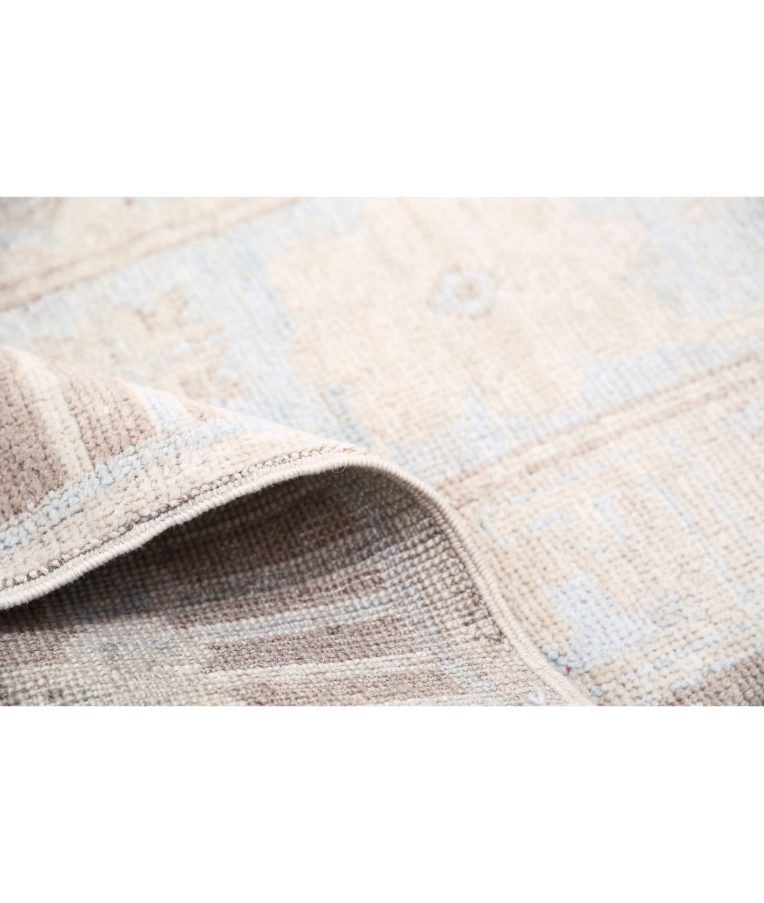 Hand Knotted Khotan Wool Rug - 9'10'' x 13'7''