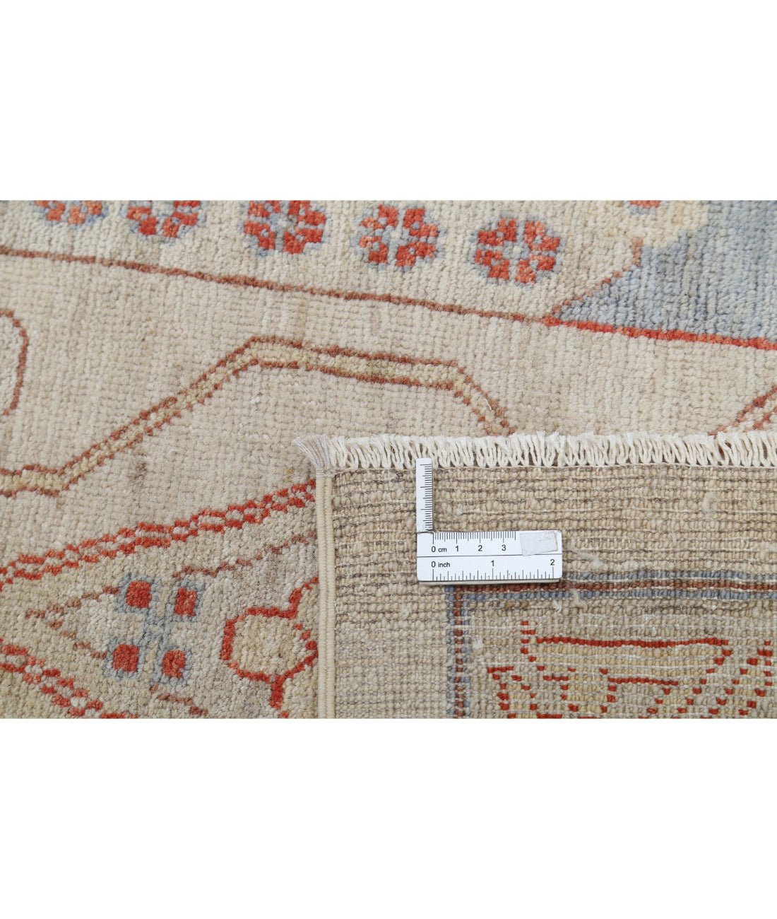 Hand Knotted Khotan Wool Rug - 9'9'' x 13'10''