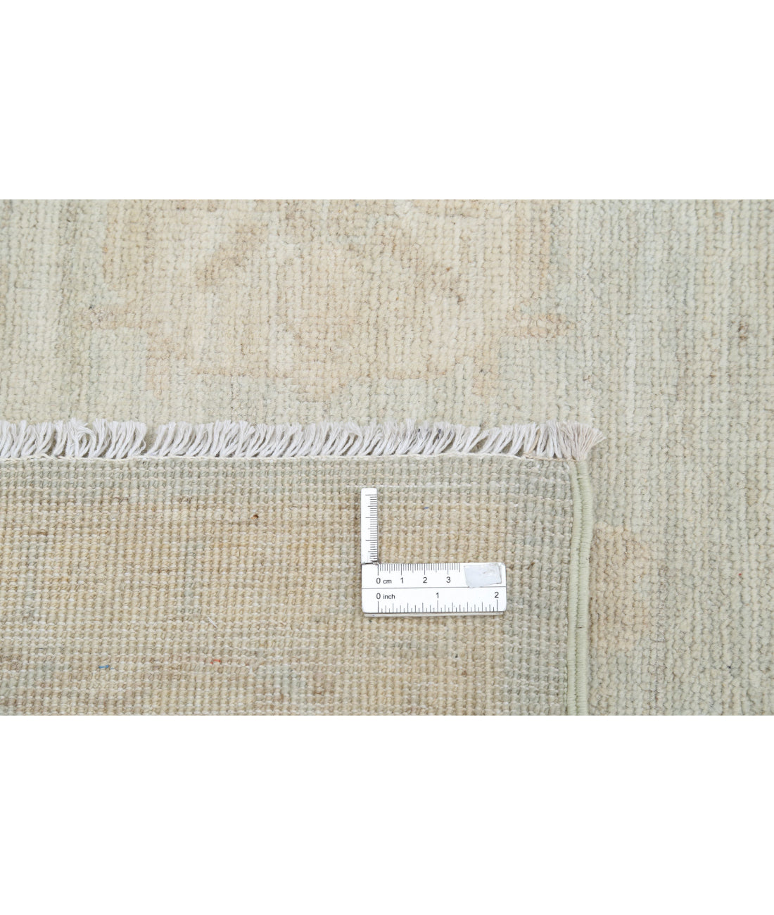Hand Knotted Khotan Wool Rug - 11'8'' x 17'11'' 11'8'' x 17'11'' (350 X 538) / Blue / Ivory