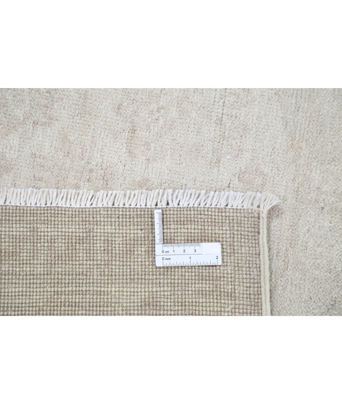 Hand Knotted Khotan Wool Rug - 6'1'' x 9'2'' 6' 1" X 9' 2" (185 X 279) / Grey / Ivory