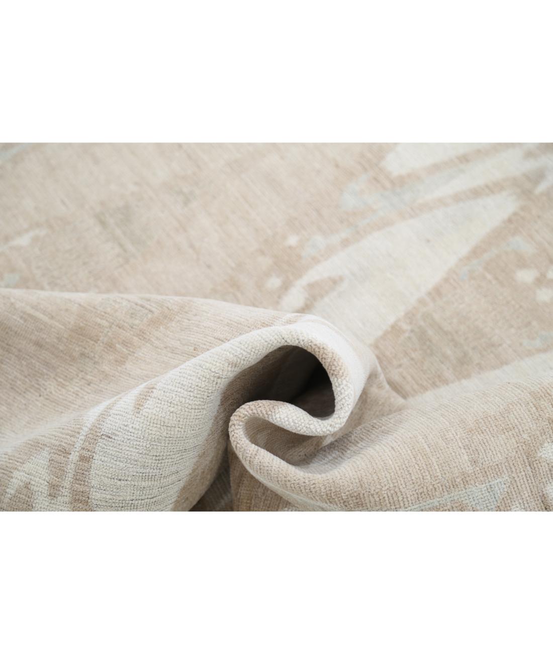 Hand Knotted Khotan Wool Rug - 6'0'' x 8'9'' 6' 0" X 8' 9" (183 X 267) / Taupe / Ivory