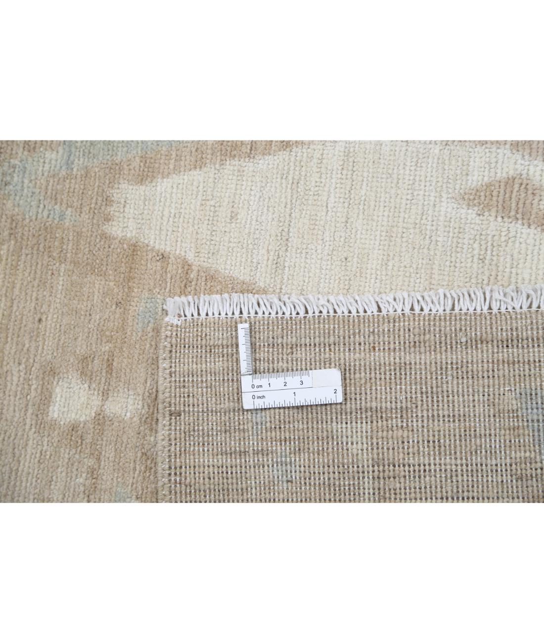 Hand Knotted Khotan Wool Rug - 6'0'' x 8'9'' 6' 0" X 8' 9" (183 X 267) / Taupe / Ivory