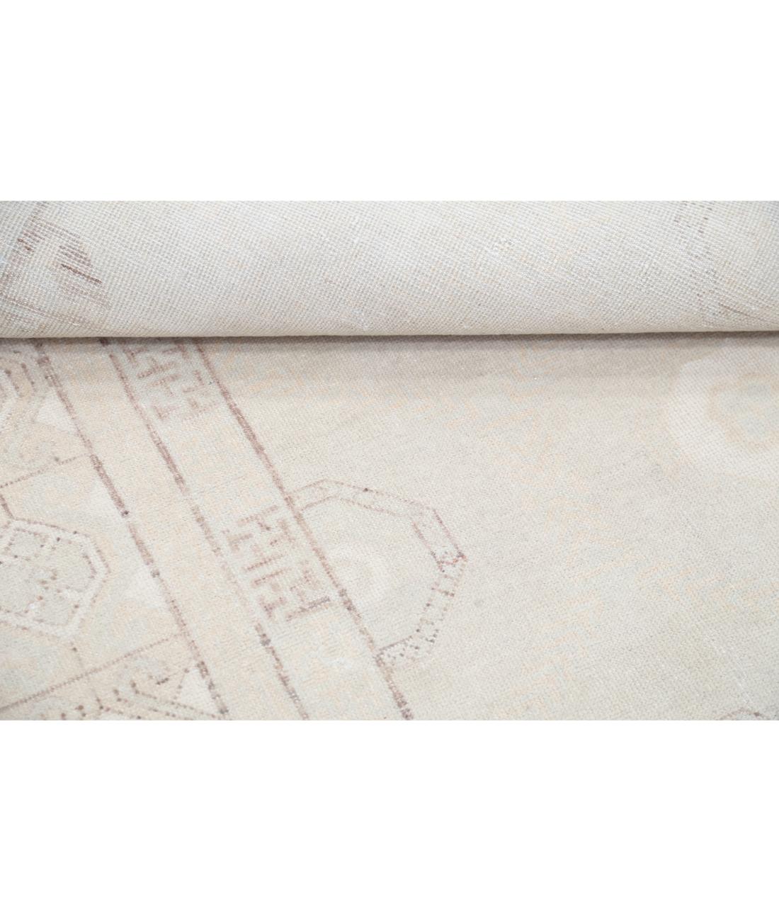 Hand Knotted Khotan Wool Rug - 8'7'' x 10'10'' 8' 7" X 10' 10" (262 X 330) / Ivory / Taupe