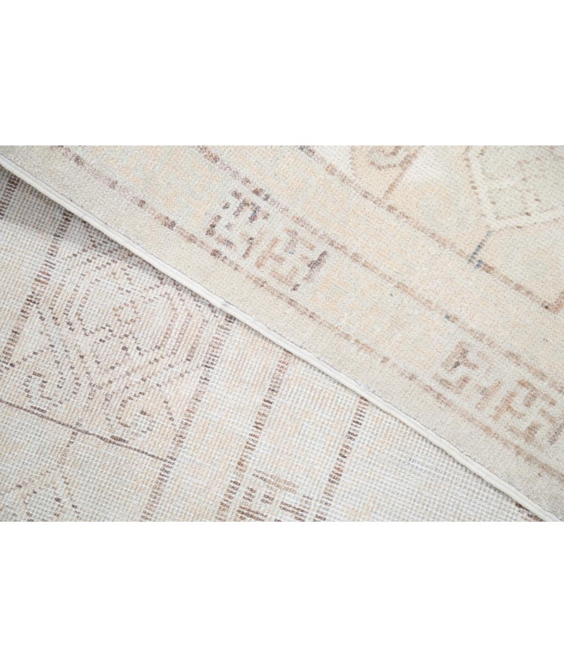 Hand Knotted Khotan Wool Rug - 8'7'' x 10'10'' 8' 7" X 10' 10" (262 X 330) / Ivory / Taupe