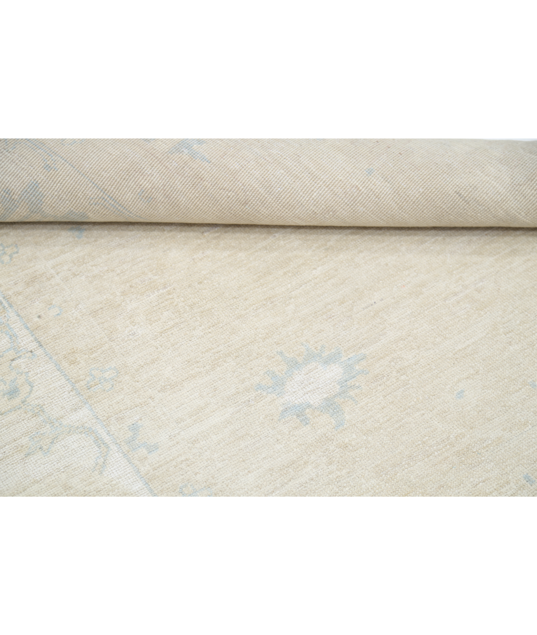 Hand Knotted Khotan Wool Rug 7' 7" X 9' 8"