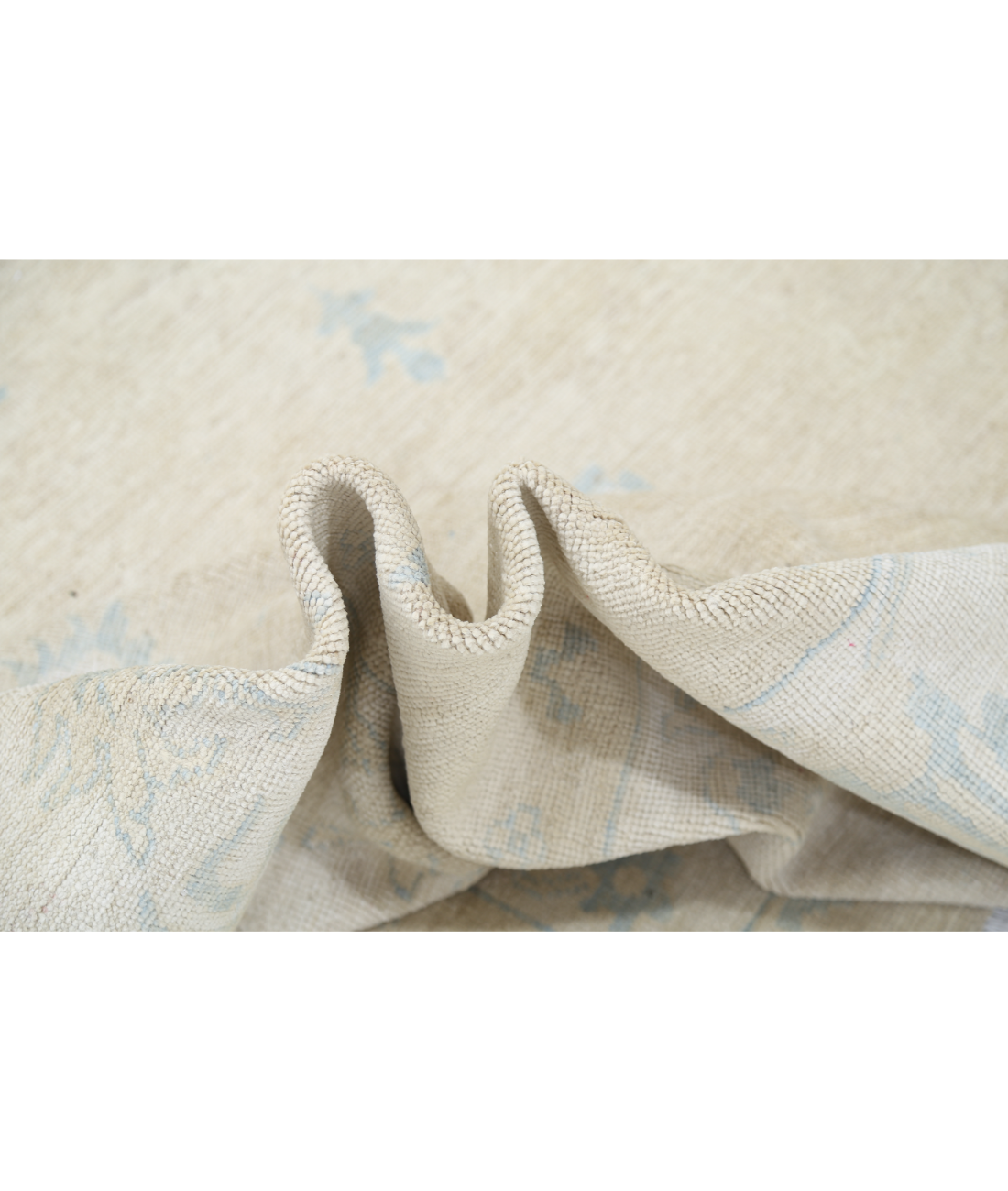 Hand Knotted Khotan Wool Rug 7' 7" X 9' 8"