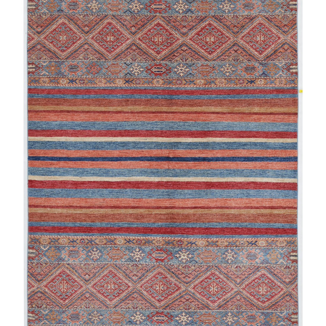 Hand Knotted Khurjeen Wool Rug  - 5' 8" X 7' 7"
