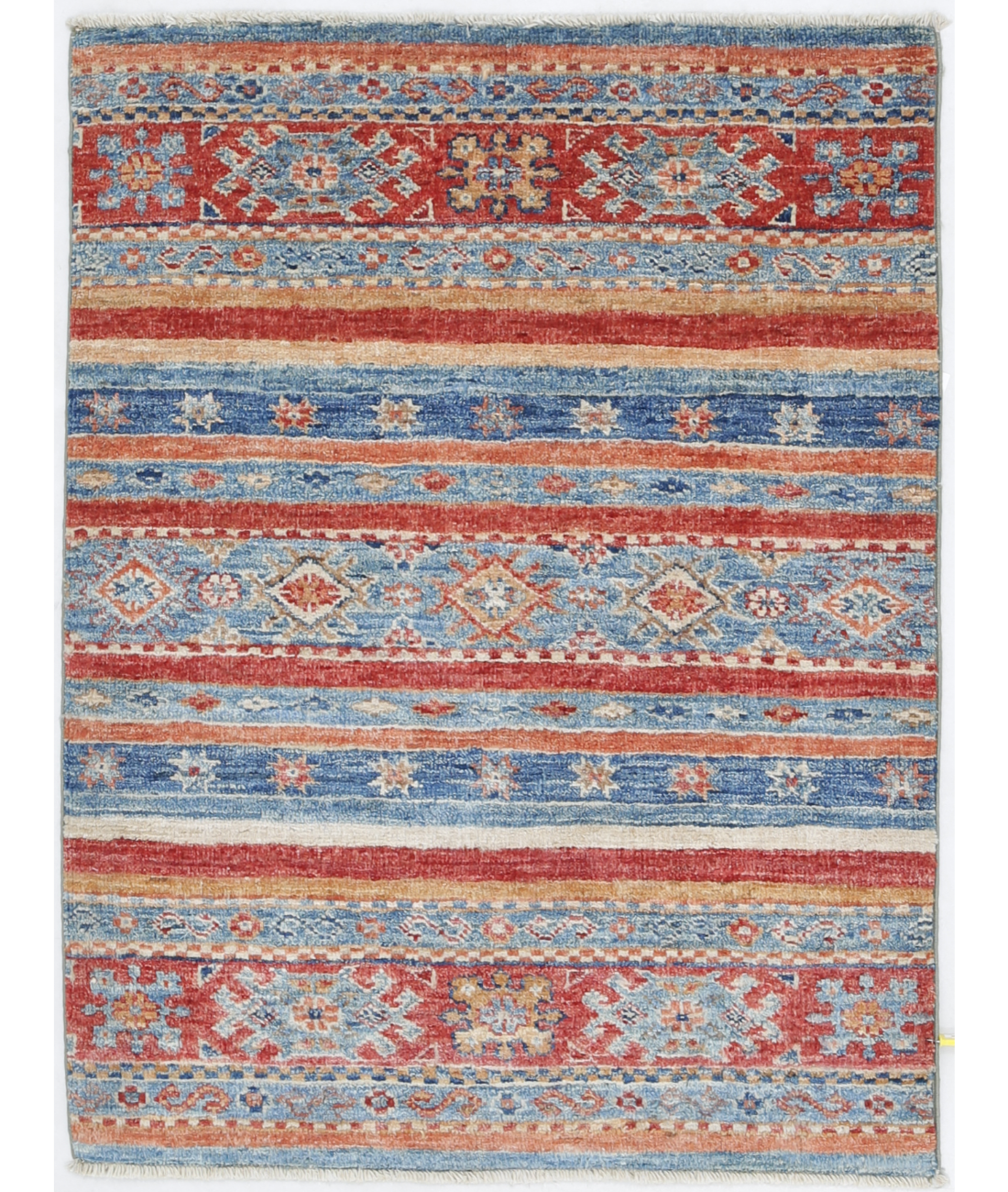 Hand Knotted Khurjeen Wool Rug  - 2&#39; 1&quot; X 2&#39; 10&quot;