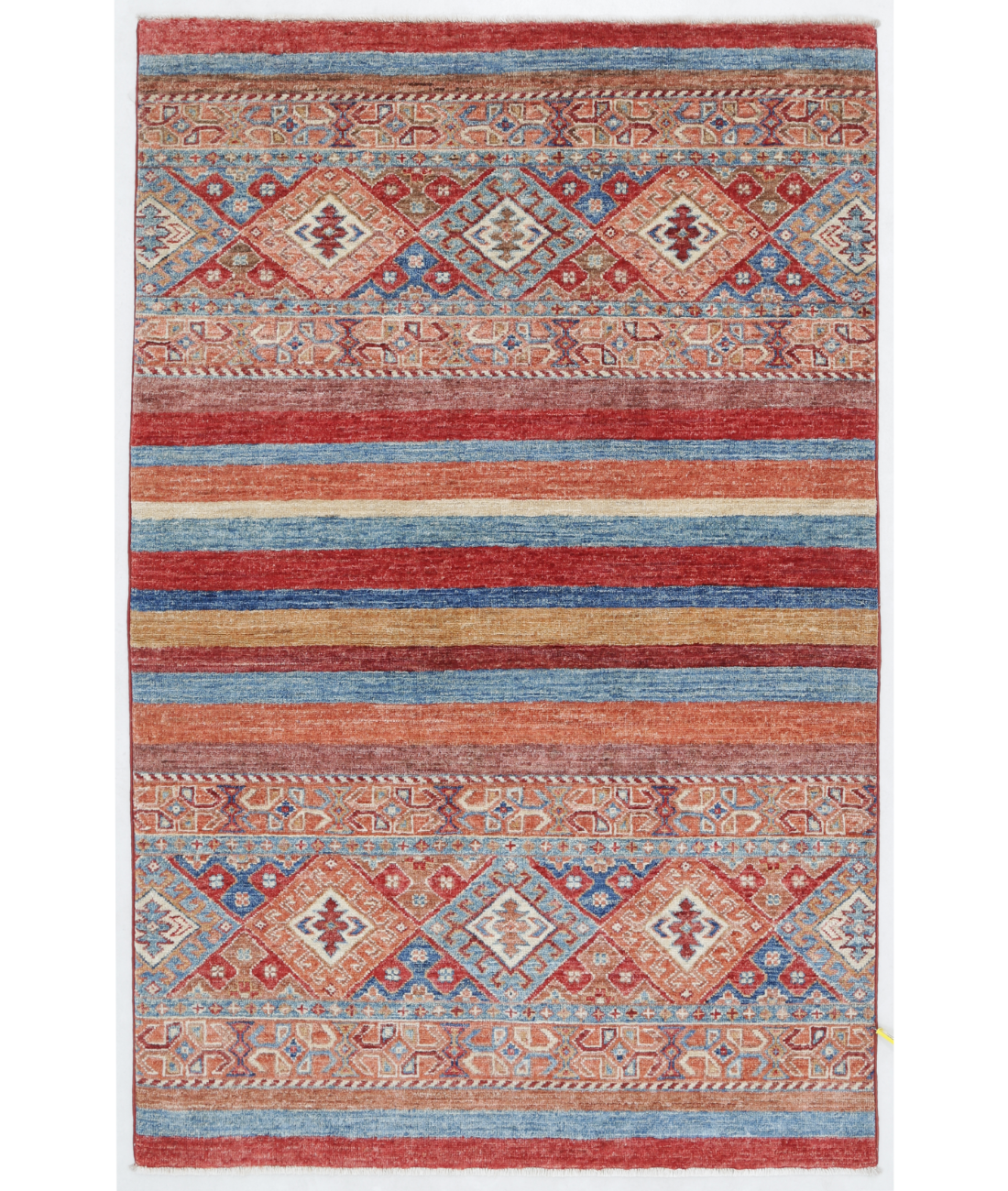 Hand Knotted Khurjeen Wool Rug  - 3&#39; 3&quot; X 5&#39; 0&quot;