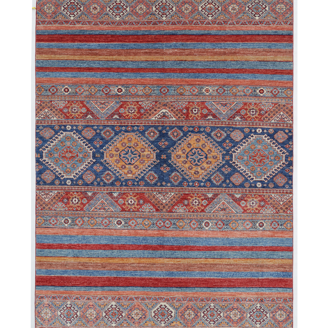 Hand Knotted Khurjeen Wool Rug  - 5' 6" X 7' 10"