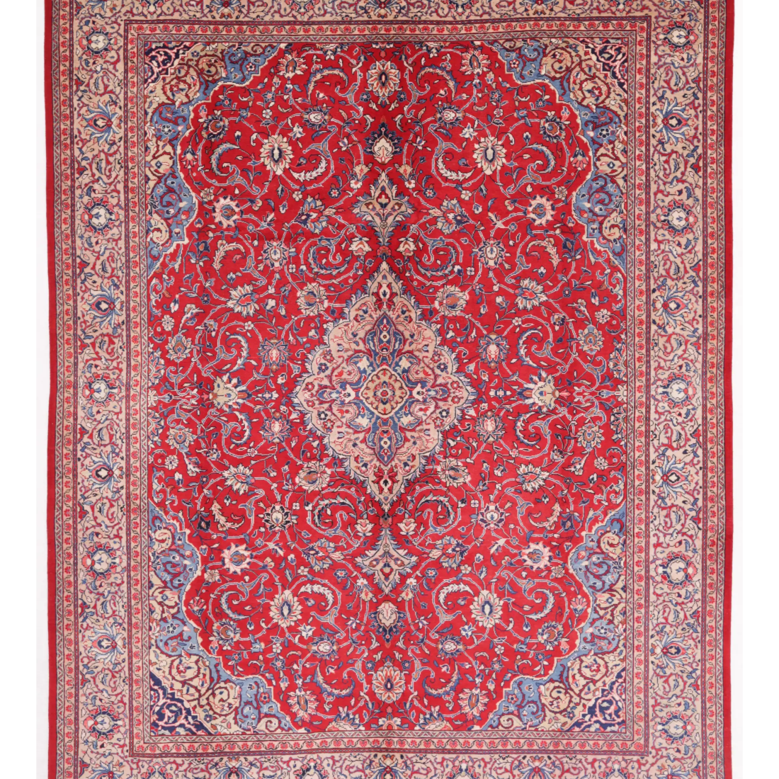 Alfombra de lana Lilian anudada a mano - 10' 5" x 13' 9"