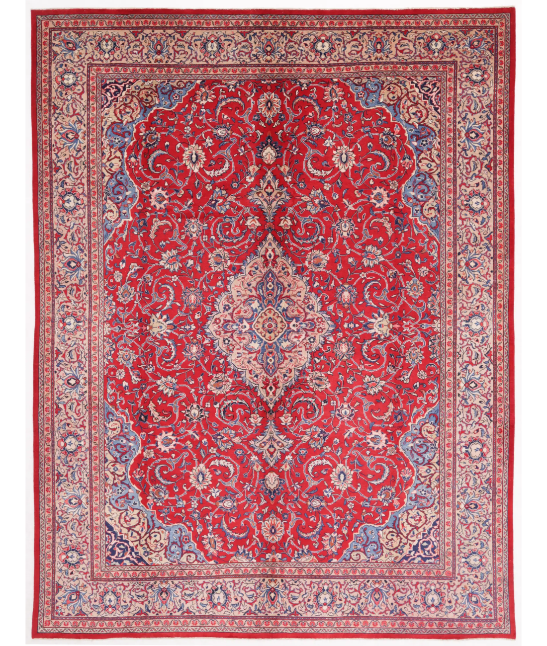 Hand Knotted Lilian Wool Rug  - 10' 5" X 13' 9"
