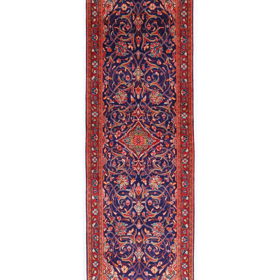 Alfombra de lana anudada a mano Lilian - 3' 5" x 10' 6"