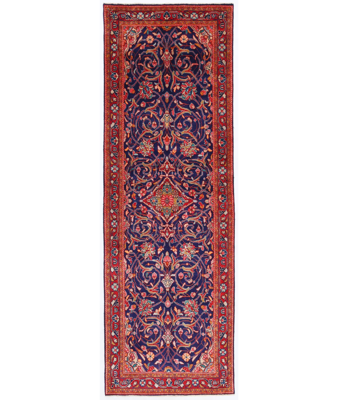 Alfombra de lana anudada a mano Lilian - 3' 5" x 10' 6"